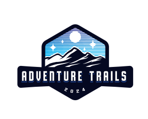 Night Mountain Adventure logo design