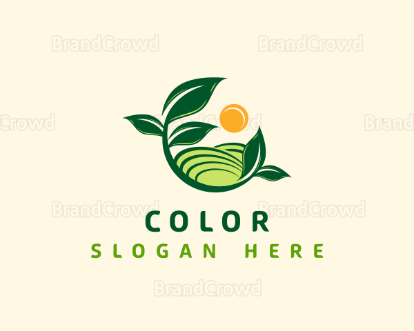 Agriculture Farm Field Logo