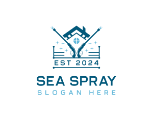 Pressure Washer Cleaner logo design