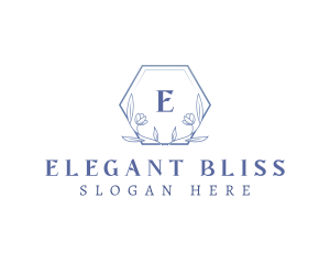 Elegant Floral Bloom logo design