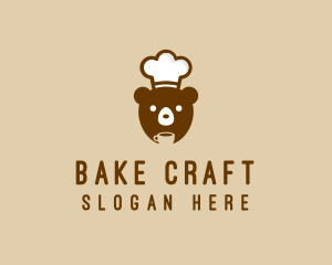 Bear Coffee Chef logo design