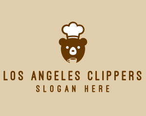 Animal - Bear Coffee Chef logo design