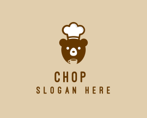 Culinary - Bear Coffee Chef logo design