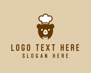 Zoo - Bear Coffee Chef logo design