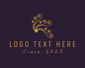 Embelishment - Elegant Swirl Ornament logo design