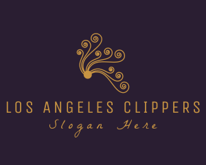 Elegant Swirl Ornament Logo