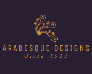 Elegant Swirl Ornament logo design