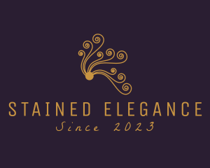 Elegant Swirl Ornament logo design