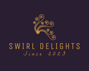 Elegant Swirl Ornament logo design