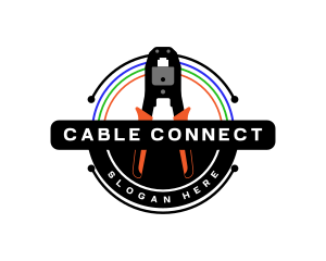Cable - Cable Wire Crimper logo design