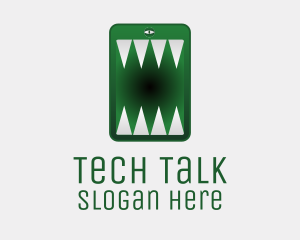 Cellphone - Tech Monster Gadget logo design