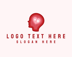 Psychology - Mental Health Heart Care logo design
