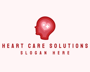 Mental Health Heart Care logo design