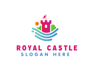 Castle - Castle Fort Playground logo design