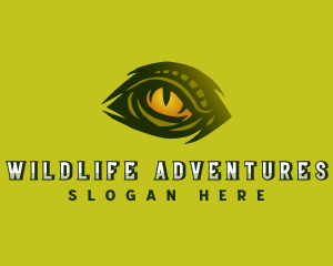 Predator Reptile Eye logo design