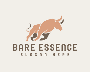 Fierce Running Bull logo design