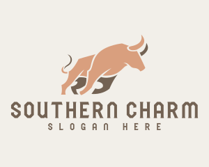 Southern - Fierce Running Bull logo design