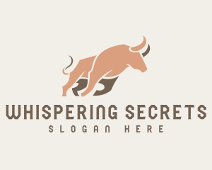 Fierce Running Bull logo design