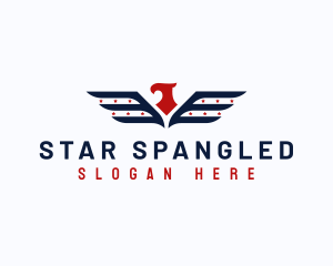 American - American Eagle Wings logo design