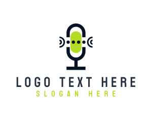 Broadcasting - Mic Sound Entertainment Podcast logo design