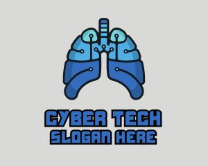 Organ - Circuit Tech Lungs logo design