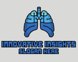Research - Circuit Tech Lungs logo design