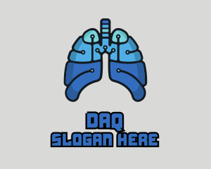 Medical Device - High Tech Lungs logo design