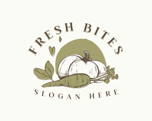 Organic Pumpkin Carrot Logo