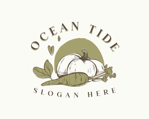 Organic Pumpkin Carrot Logo