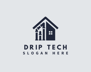 Leak - Pipe House Plumbing logo design