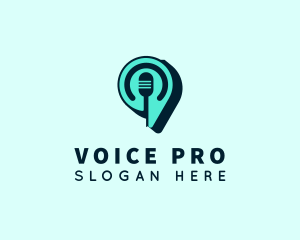 Announcer - Audio Microphone Broadcast logo design