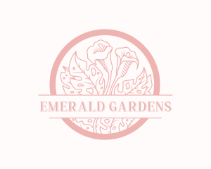 Eco Flower Garden logo design