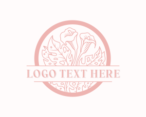 Florist - Eco Flower Garden logo design