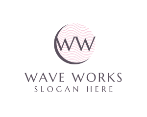 Stylish Waves Company logo design