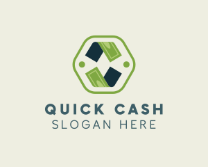 Cash Money Bank Note logo design