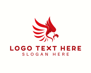 Eagle Bird Wings logo design