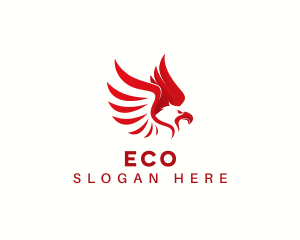 Eagle Bird Wings Logo