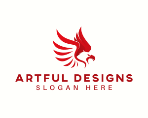 Eagle Bird Wings logo design