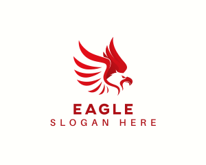 Eagle Bird Wings logo design