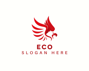 Eagle Bird Wings logo design