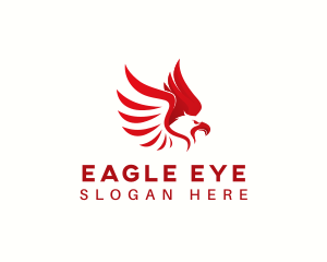 Eagle Bird Wings logo design