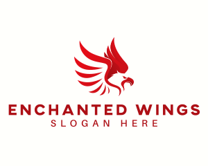 Eagle Bird Wings logo design