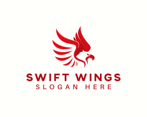 Eagle Bird Wings logo design