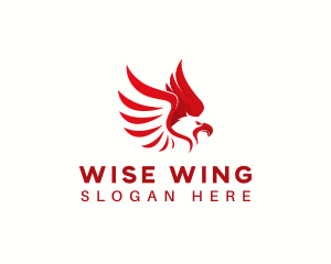 Eagle Bird Wings logo design