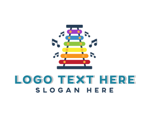 Xylophone - Musical Xylophone Toy logo design