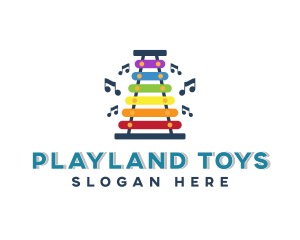 Toy - Musical Xylophone Toy logo design