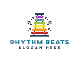 Percussion - Musical Xylophone Toy logo design
