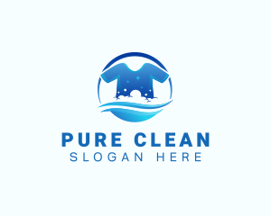 Bleach - Tshirt Laundry Washing logo design