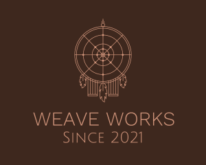 Weave - Feather Boho Decor logo design