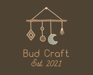 Hanging Macrame Craft logo design